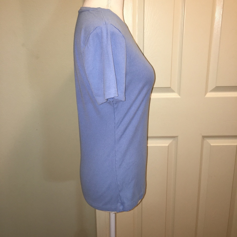 NINE WEST Ribbed Tee - Picture 7 of 9
